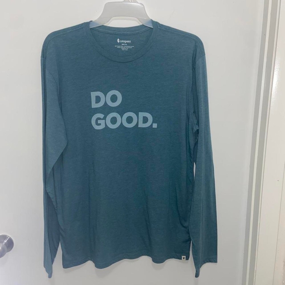 Cotopaxi Long Sleeve Men’s XXL Tee with Do Good Graphic