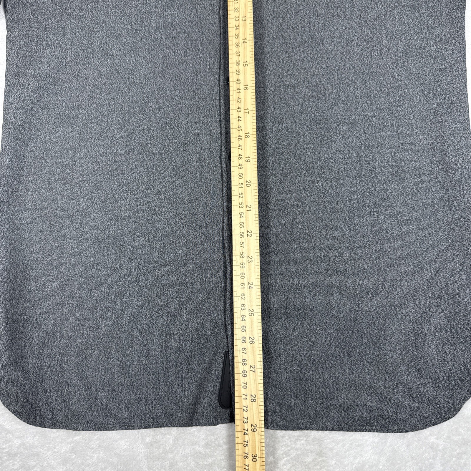 Bylt Vista Long Sleeve Button Down Heathered Charcoal Size Medium gallery