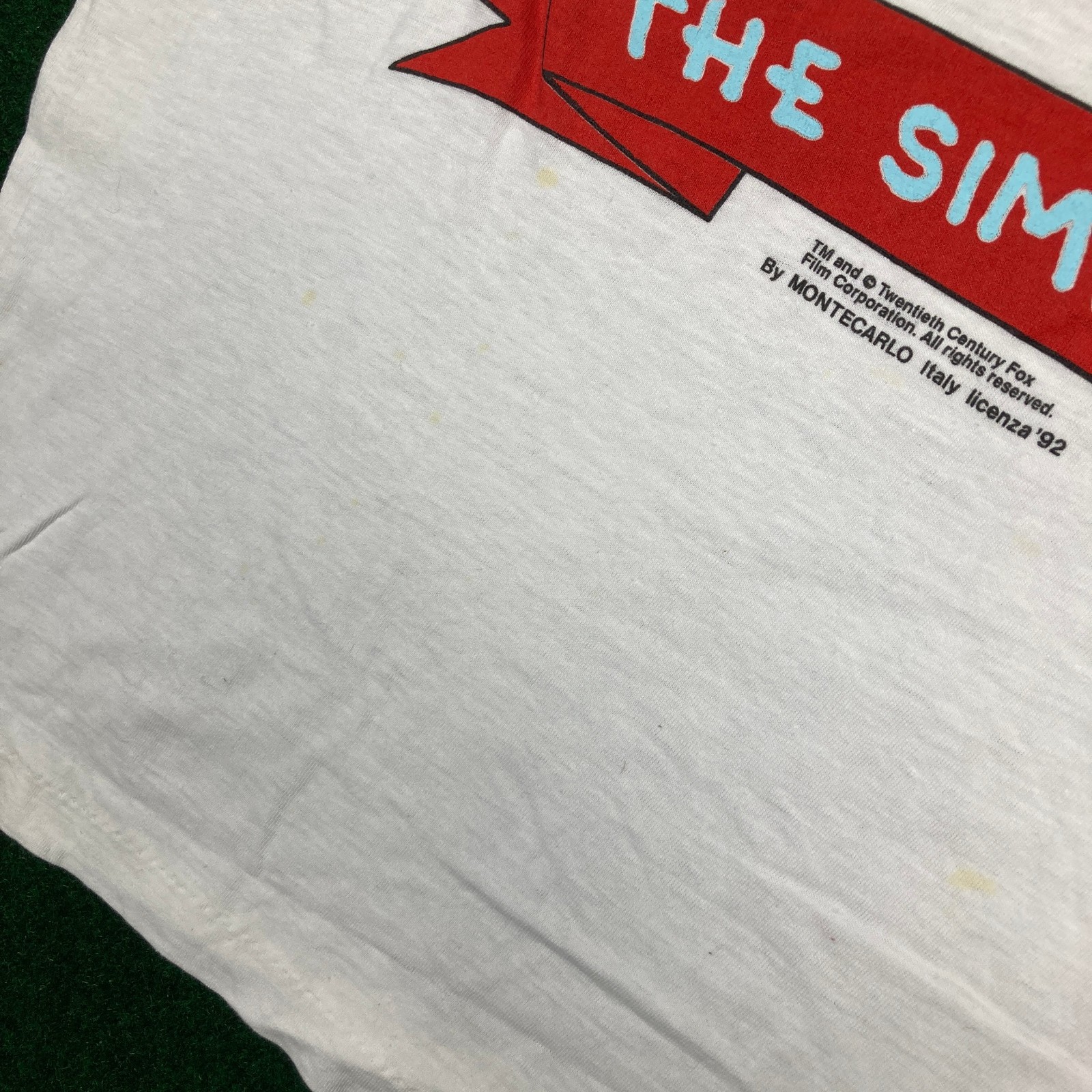 Vintage The Simpsons Shirt Mens XXL White 1992 Bart Maggie What A Baby 90s Tee gallery