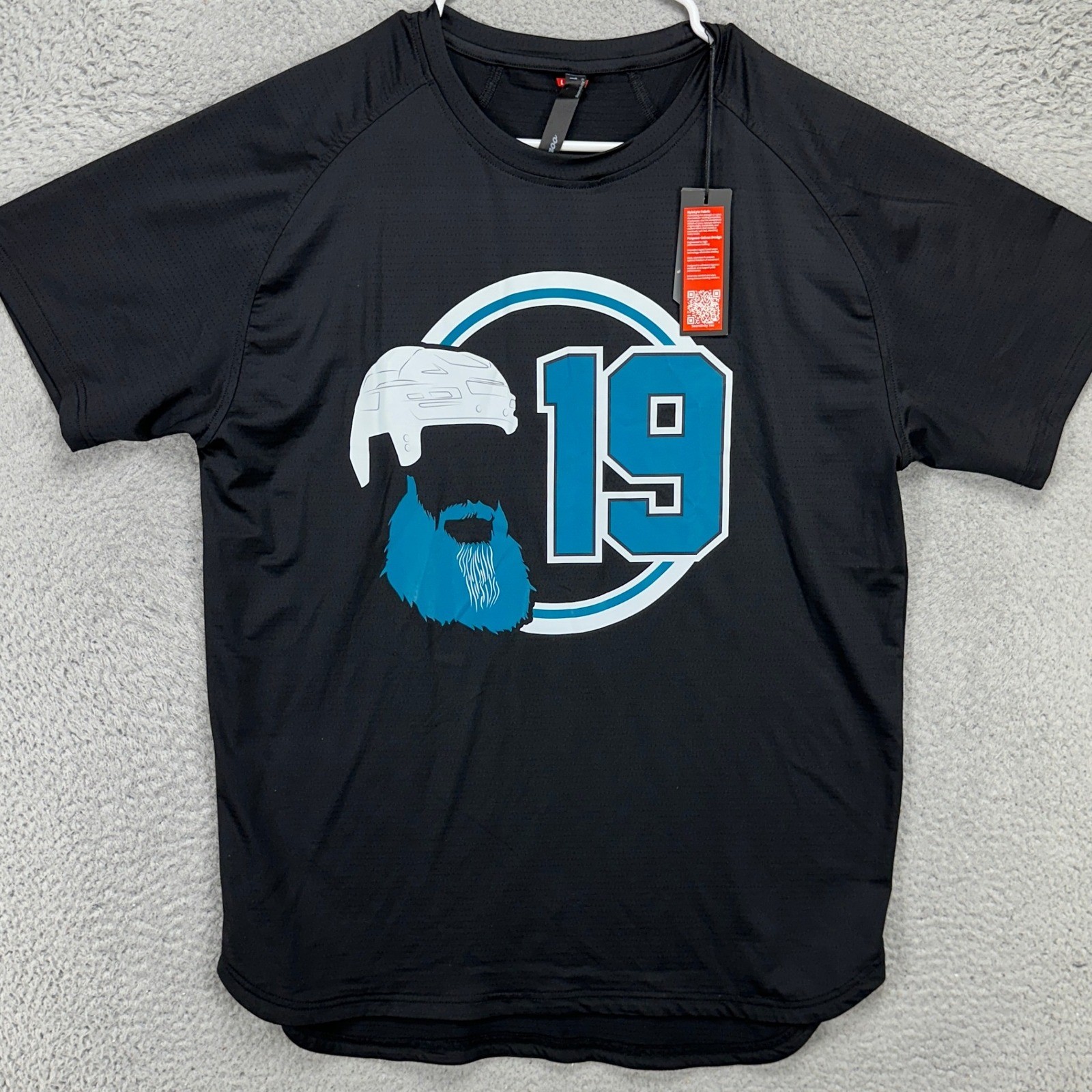 Loogaroo Men Seamfinity Tee Large Black Graphic Short Sleeve Tee Nylon Blend NEW gallery