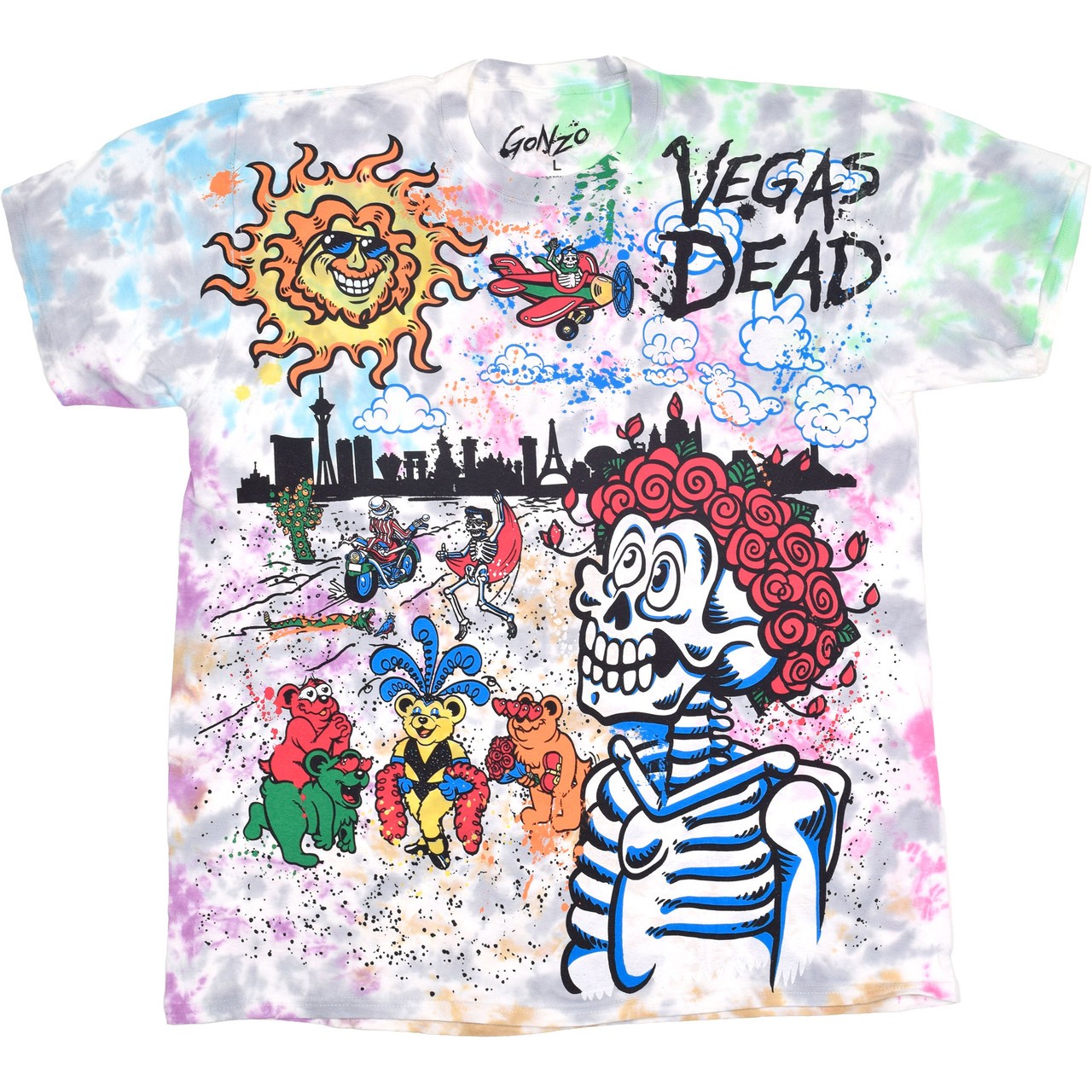 Gonzo Tie-Dye T-Shirt Liquid Blue gallery