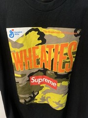 Supreme Wheaties Tee SS21 Black Size Medium