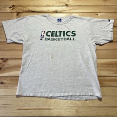 VINTAGE 90s Champion Celtics Basketball Single Stitch T Shirt Large USA Made