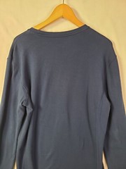 David Archy Men’s Blue Long Sleeve Pullover Top Size L