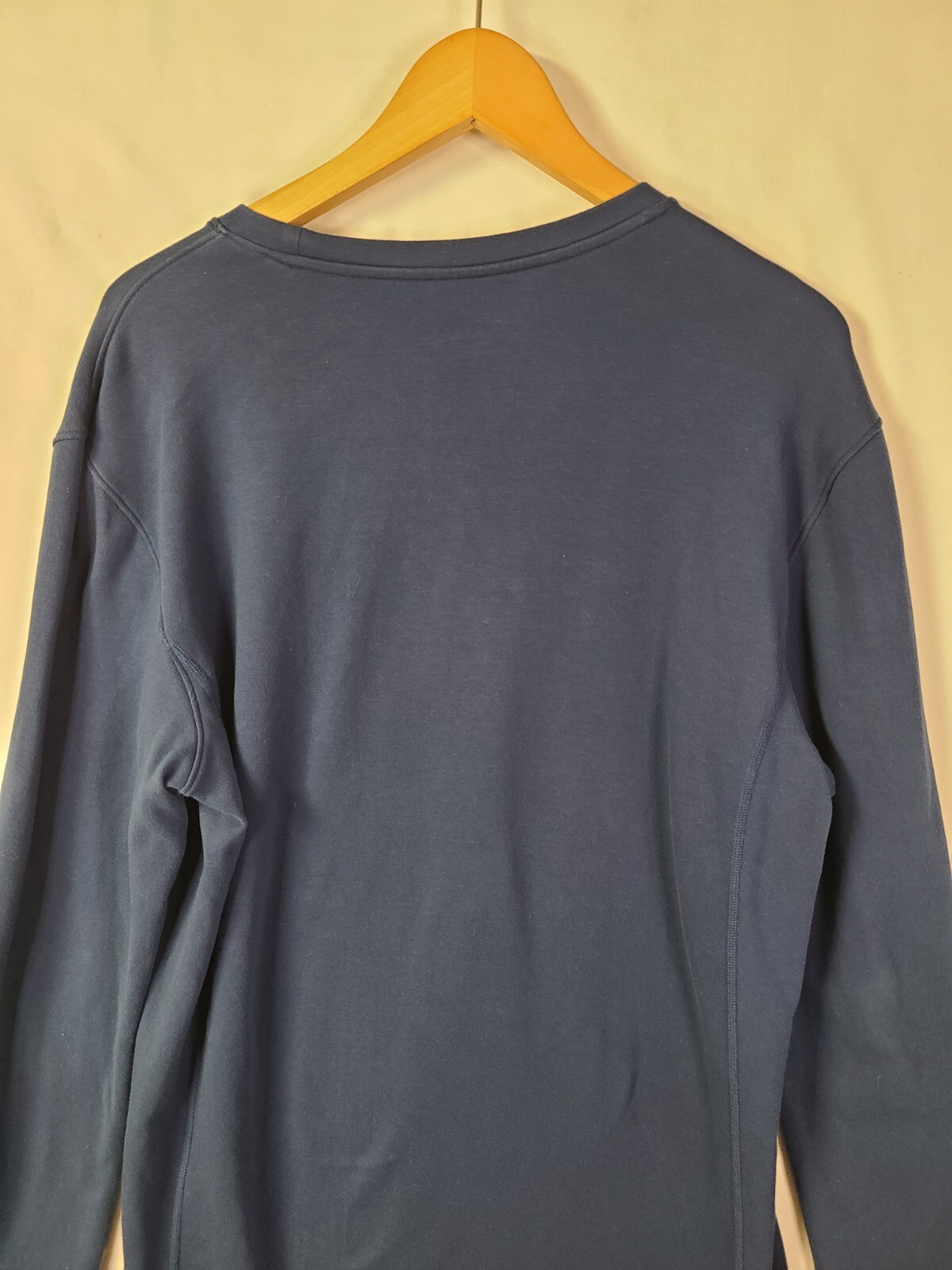 David Archy Men's Blue Long Sleeve Pullover Top Size L gallery