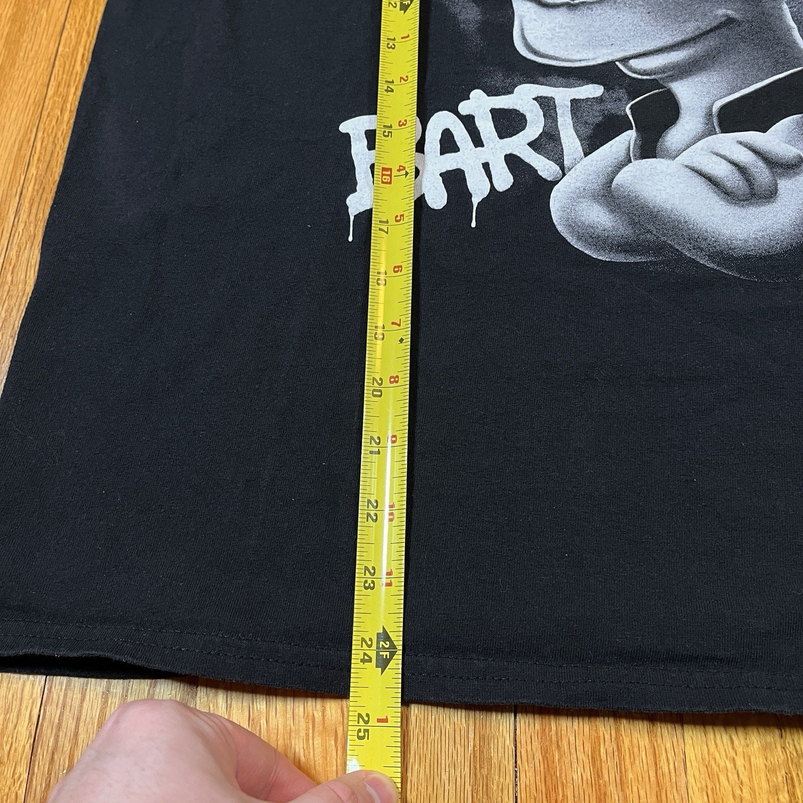 Bart Simpson Bad Boy Attitude Black T-Shirt Youth XL (Adult Small) Universal VTG gallery