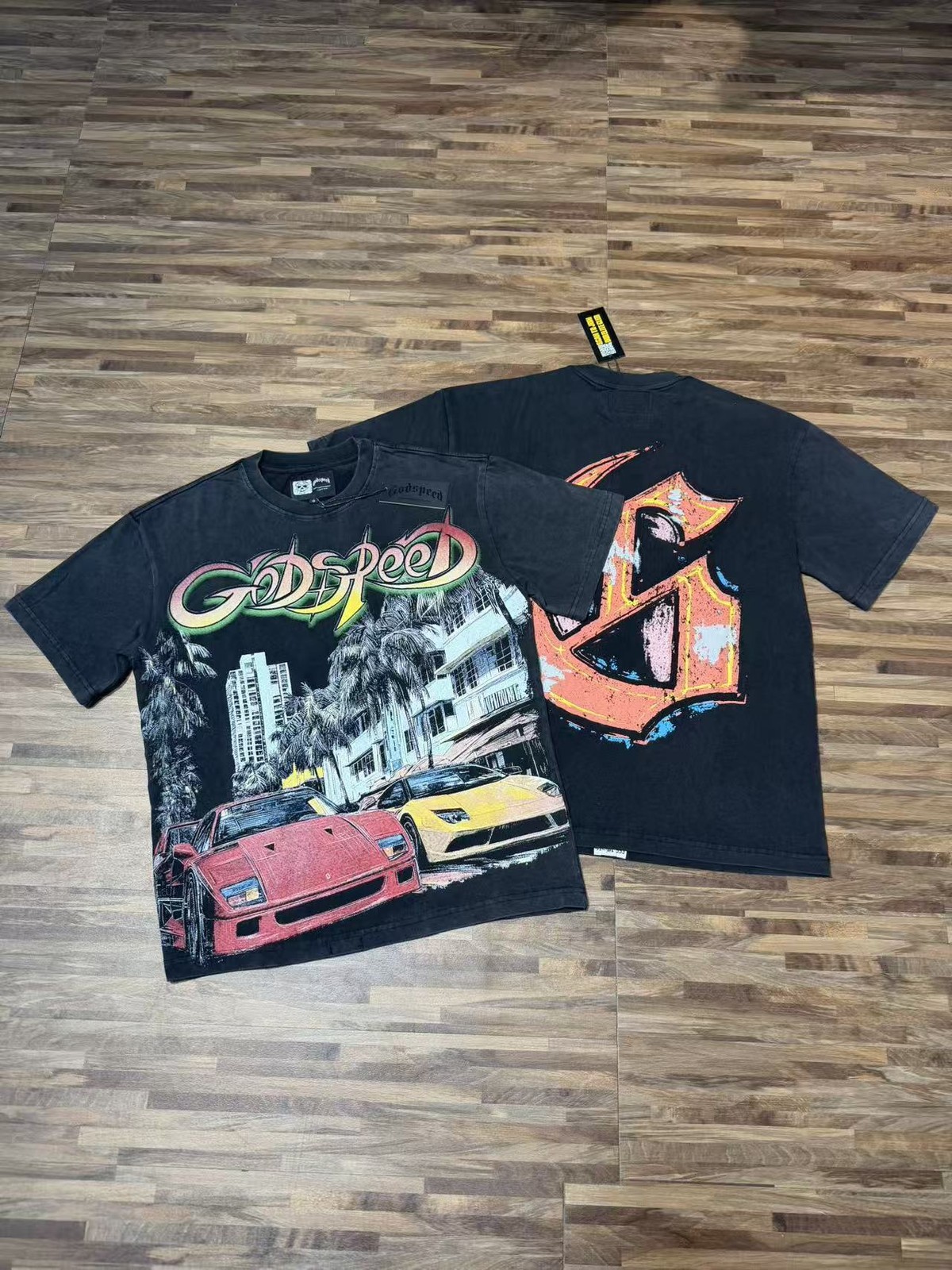 26SS Godspeed Classic sports car print Tee Mens Short Sleeve T-shirt gallery
