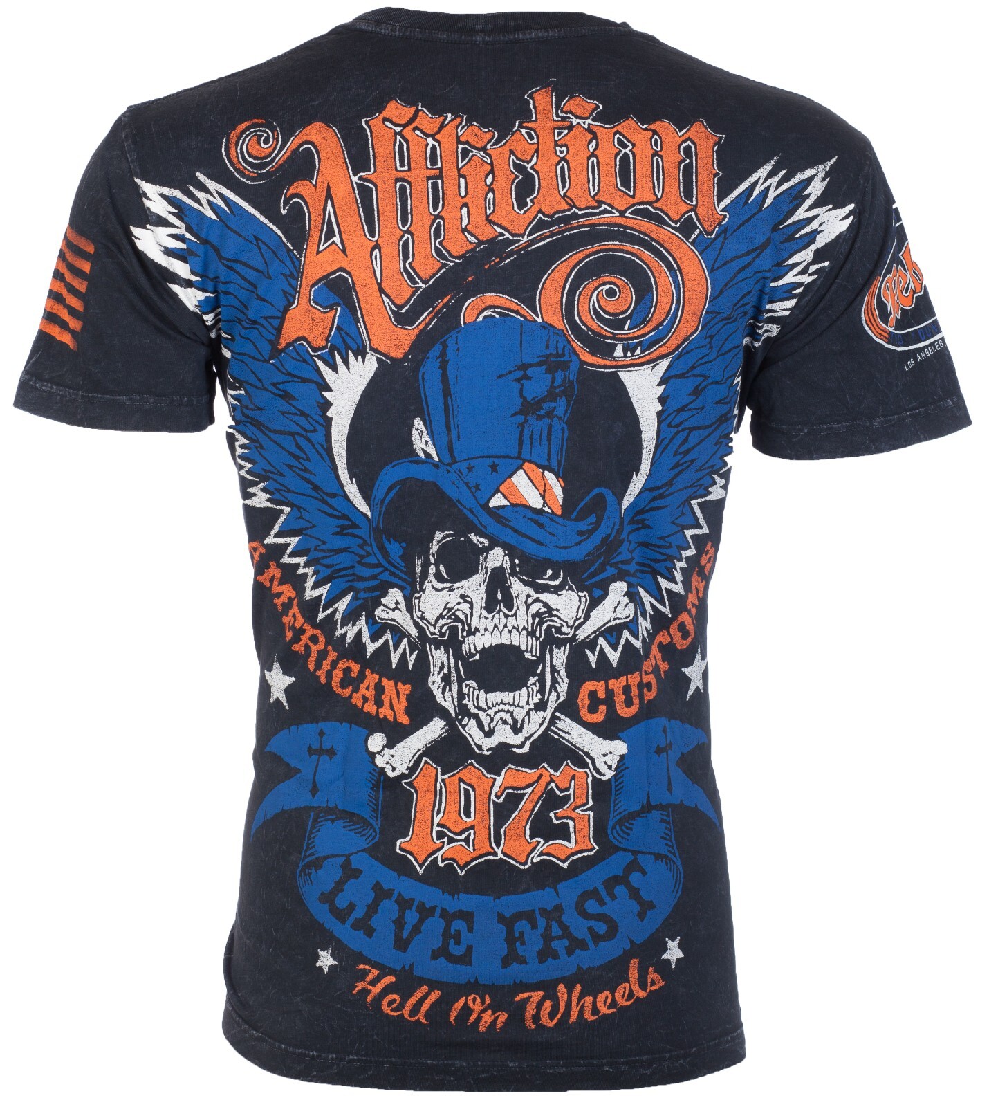 $58 AFFLICTION American Customs STRAIGHT SIX Short Sleeve Slim Fit T-shirt NWT gallery