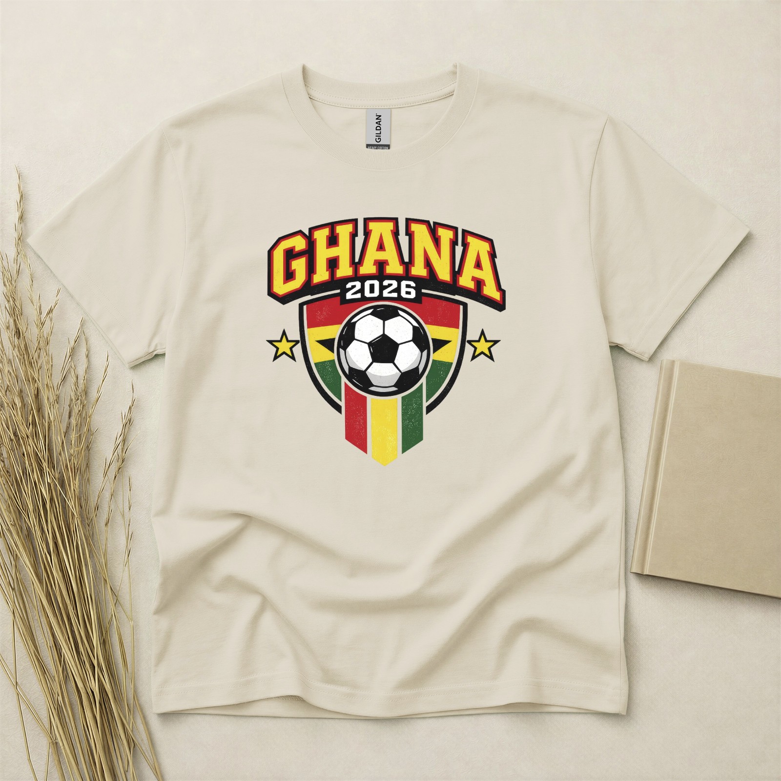 Ghana 2026 Football Fan T Shirt Soccer Supporters Gildan Cotton Family Top gallery