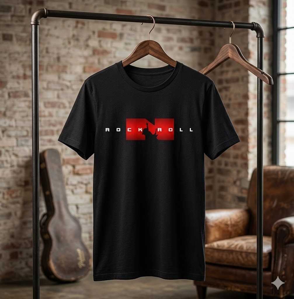 Rock N Roll Guitar T-Shirt - H094 gallery
