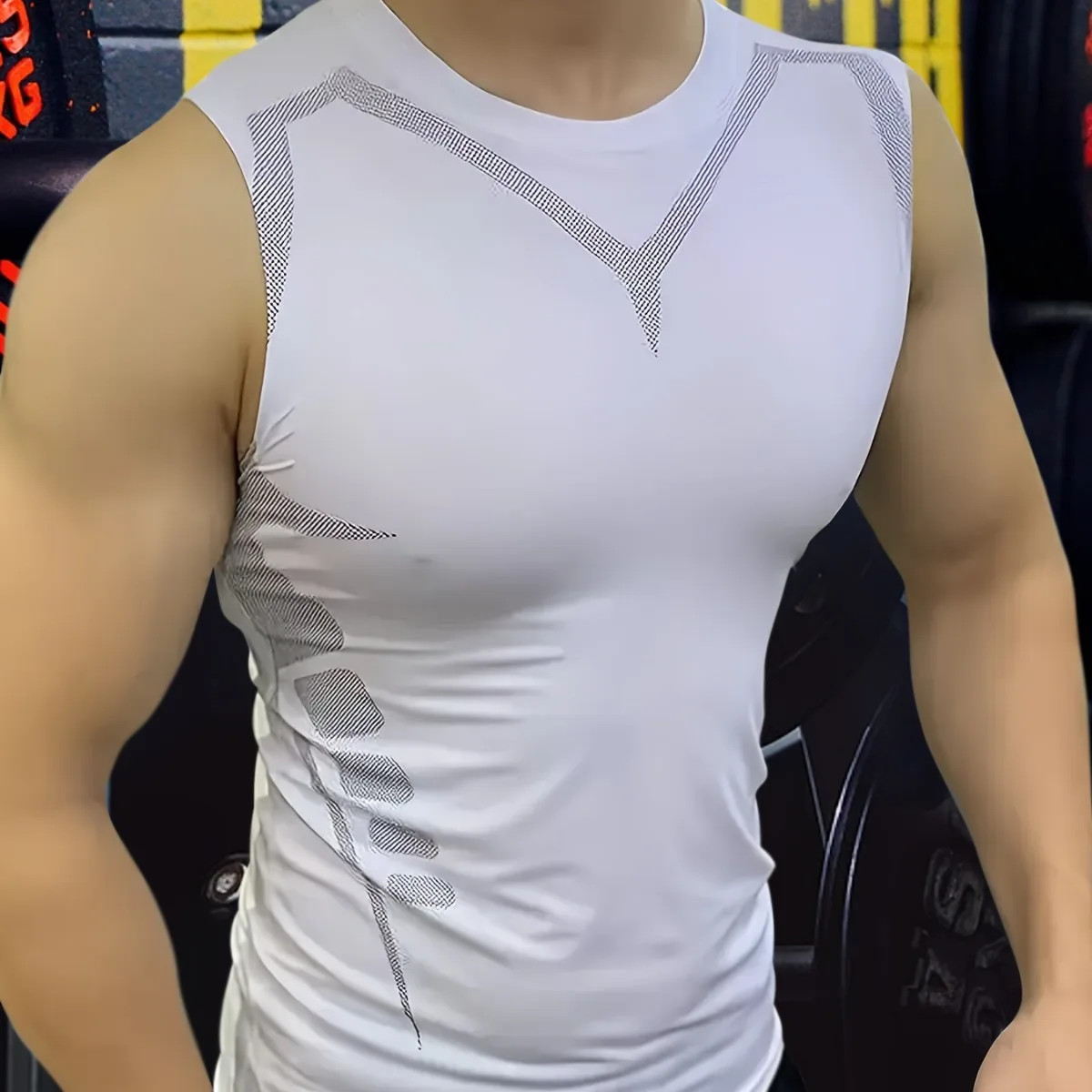 Shaperluv Male Shaper Tank Chest Gynecomastia Compression Tank Top gallery