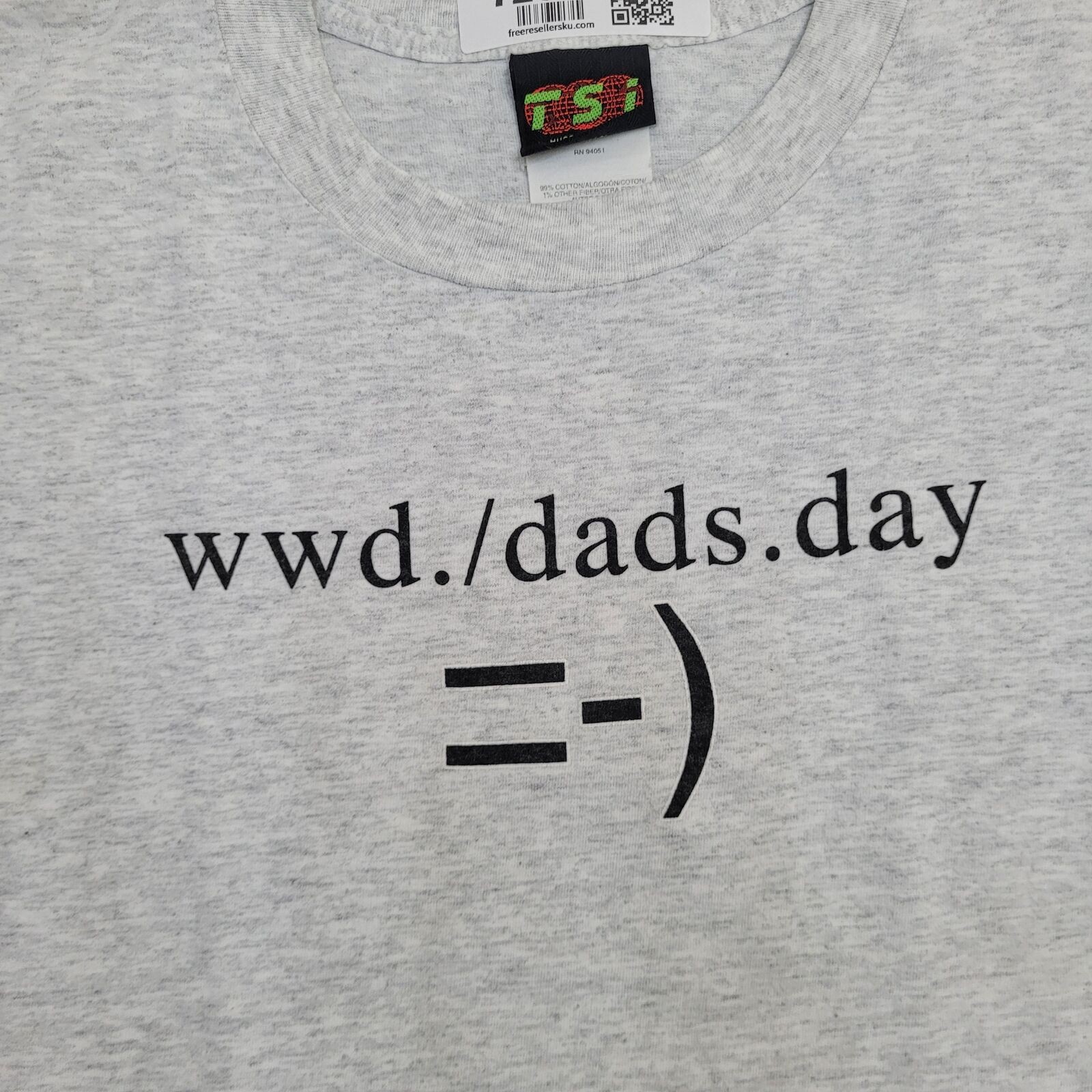 Vintage Dads Day Shirt Large 22x28 Gray gallery