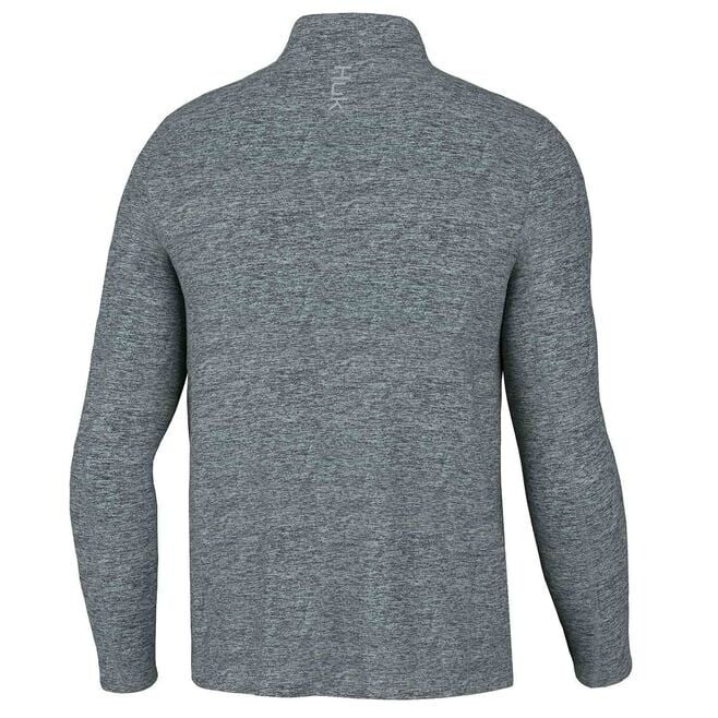 HUK Coldfront 1/4 Zip LS Shirt Crystal Blue Heather H1200529-398- CHOOSE A SIZE! gallery