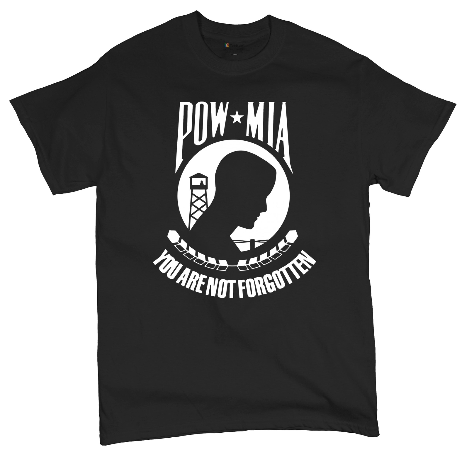 POW MIA You Are Not Forgotten T-Shirt Patriotic Tee Shirt gallery