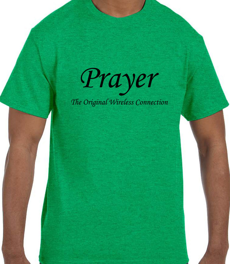 Christian Jesus Prayer The Original Wireless Connection T-Shirt tshirt