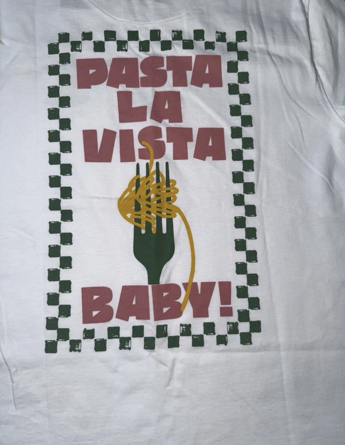 graphic t-shirt, mens, pasta la vista print gallery