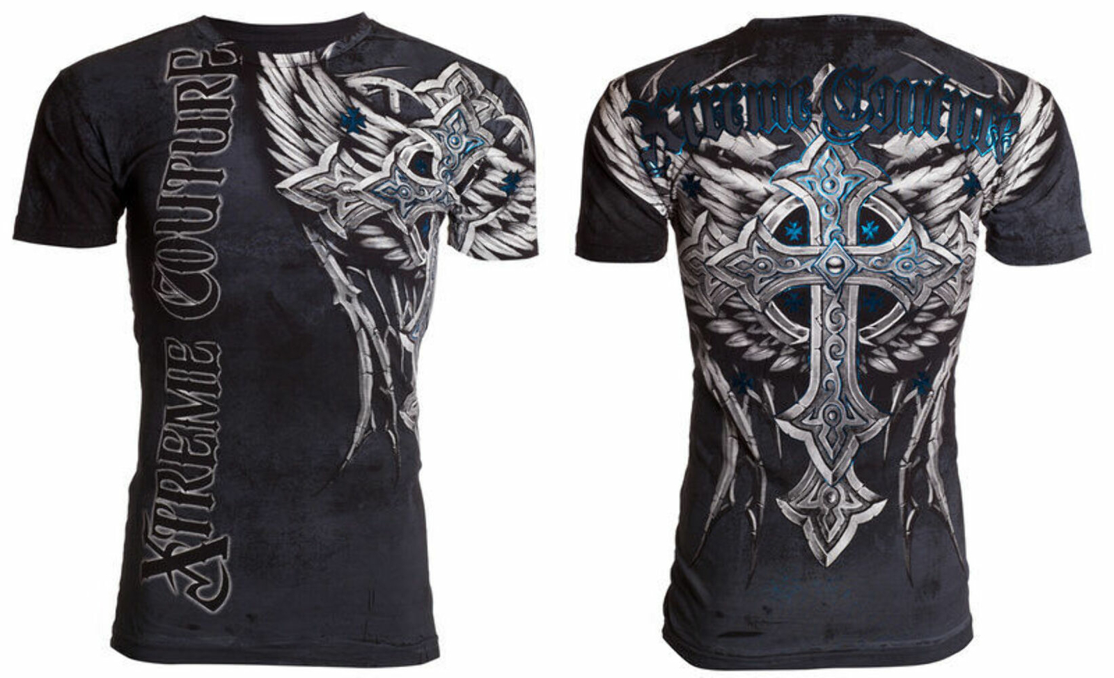 Xtreme Couture Affliction Men's T-Shirt PANTHER Black Tattoo Biker S-5XL gallery