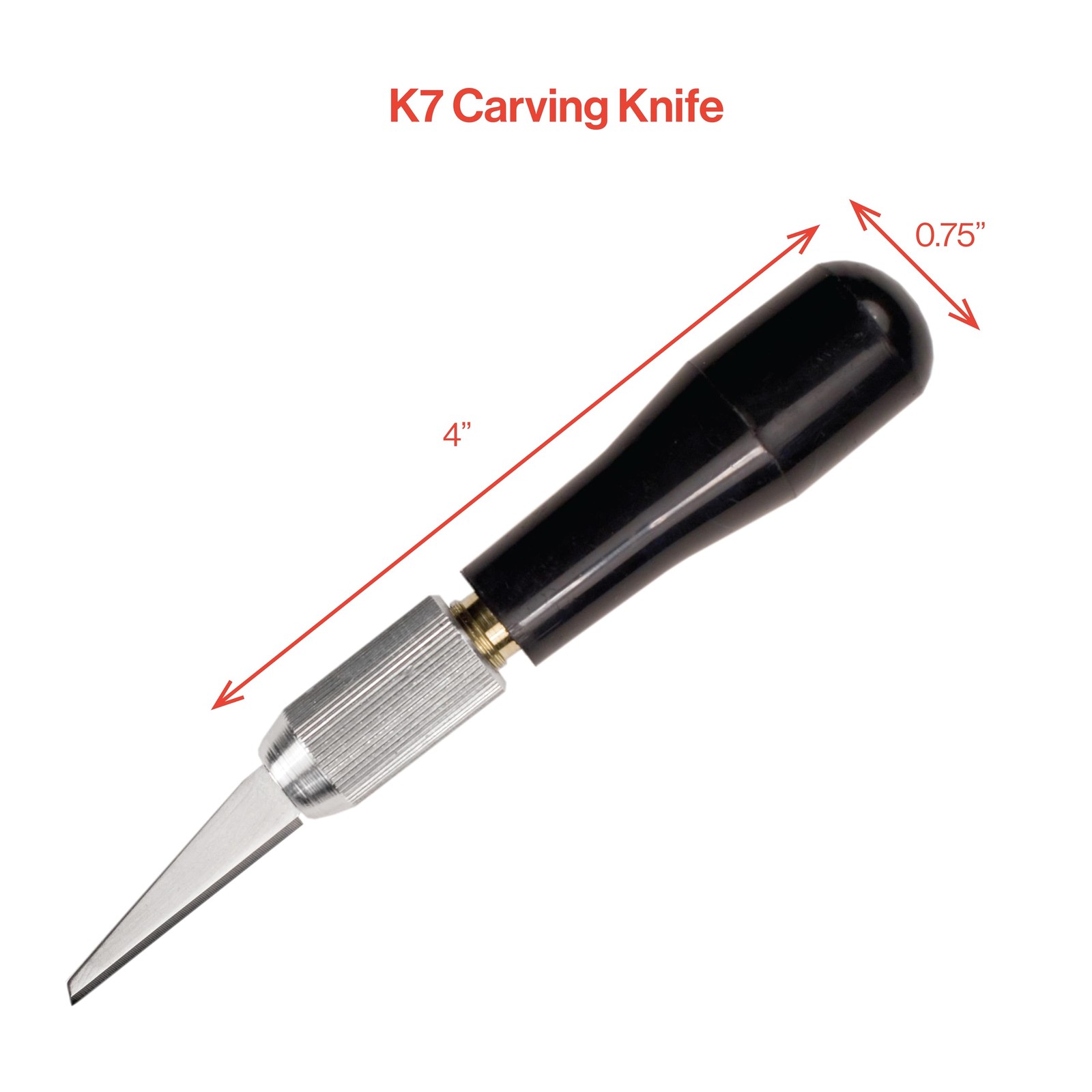Wood Carving Knife K7, Precision Hobby Knife with Safety Grip Handle and #101…