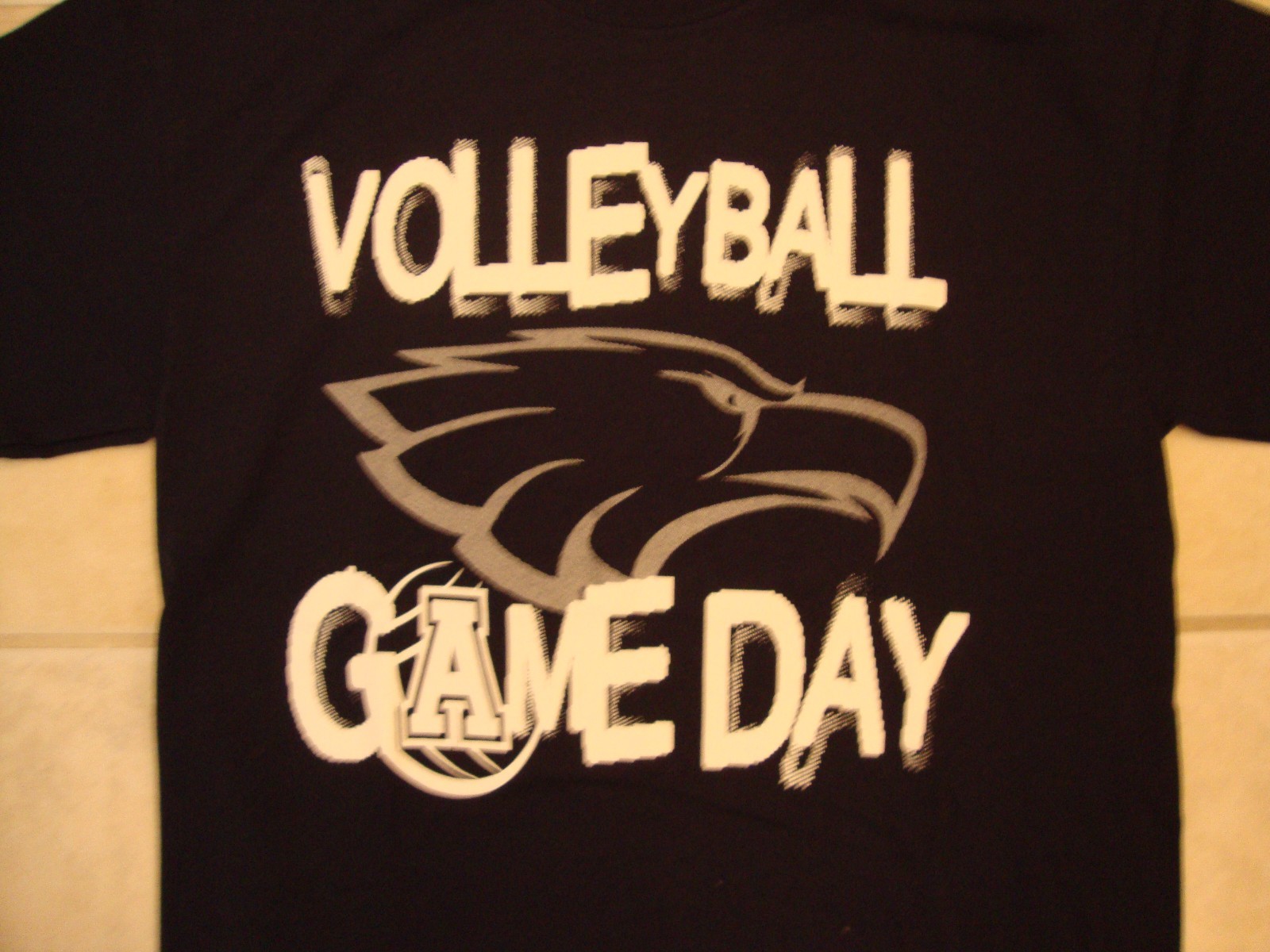 Allen High School Volleyball Game Day “Rise to the Occasion” Navy T Shirt M