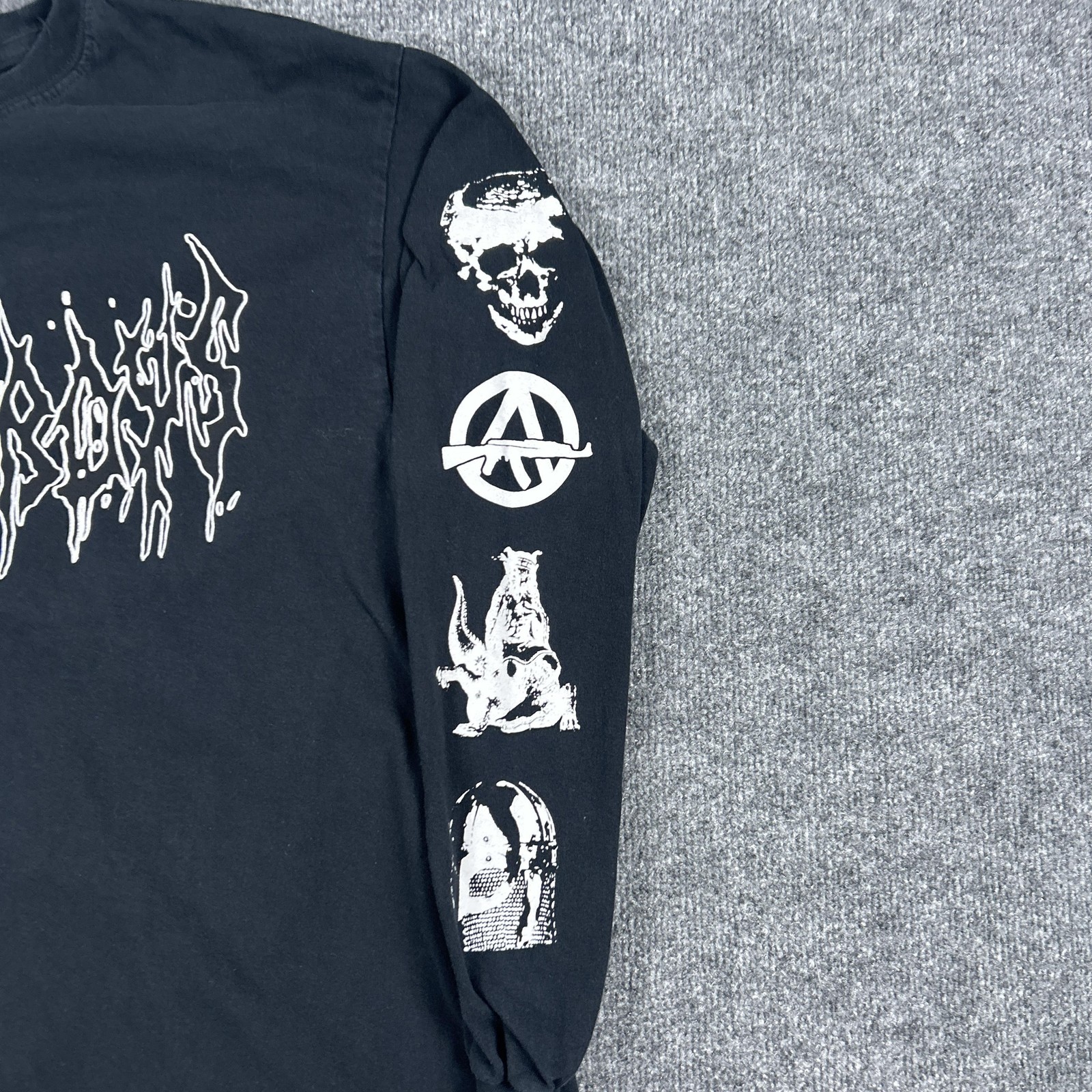 G59 Shirt Mens Large Black Long Sleeve Suicideboys Graphic Tee Skull Music gallery