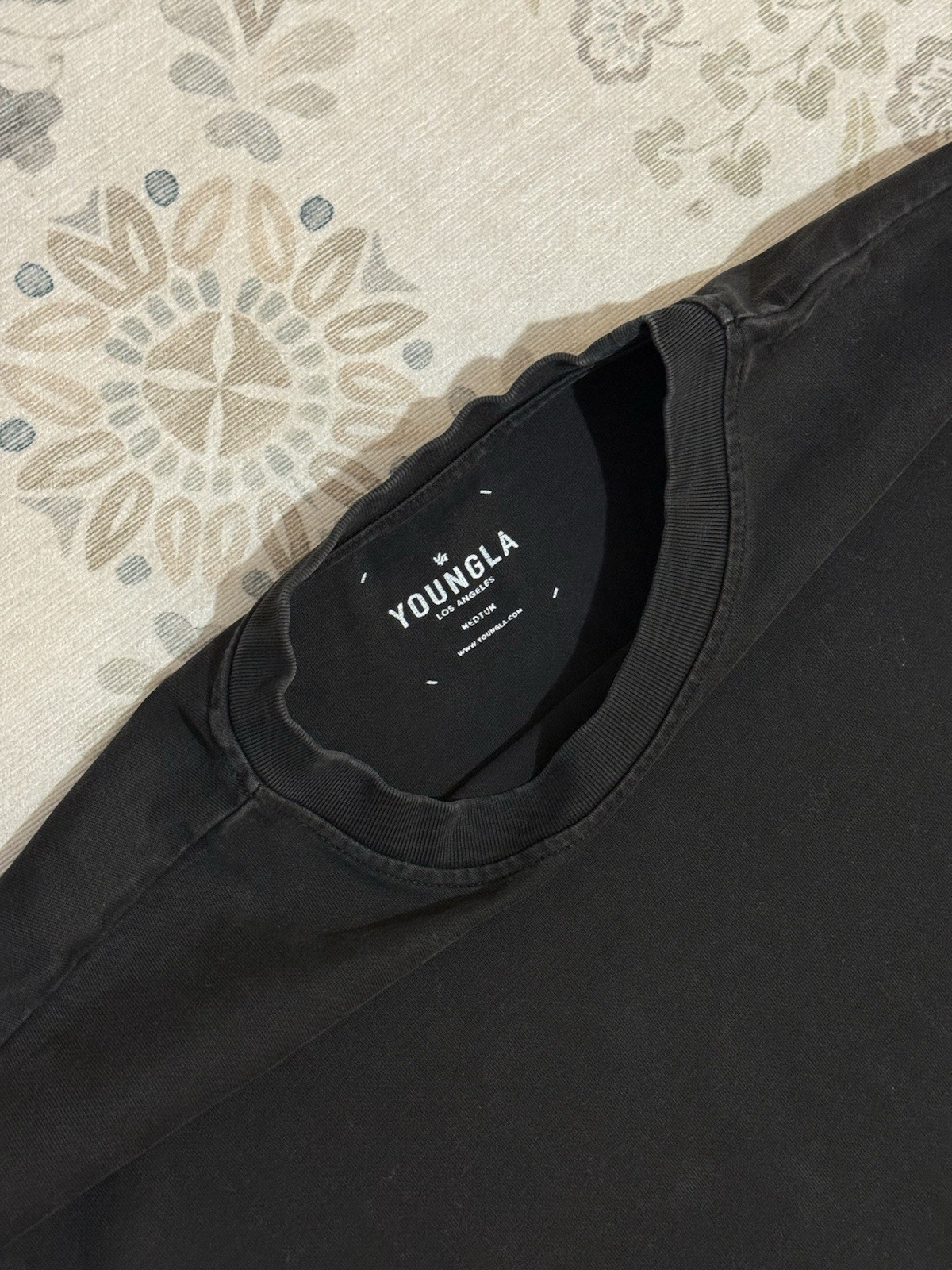 YoungLA Long Sleeve Graphic Tee Black Size Medium gallery