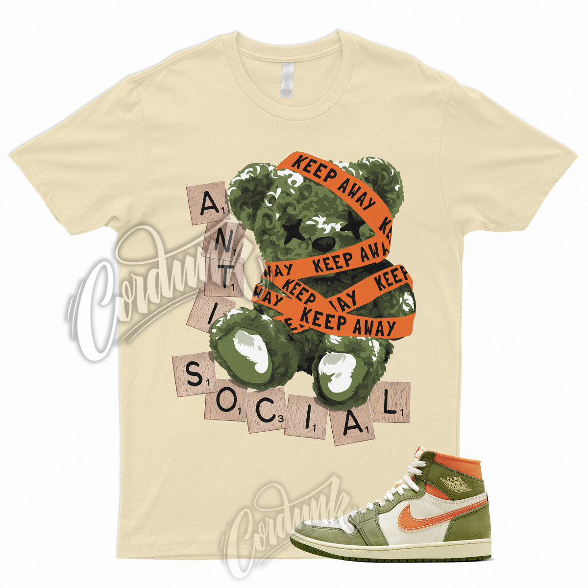 ANTI T Shirt for 1 High Celadon Sky J Light Olive Bright Mandarin Coconut Milk gallery