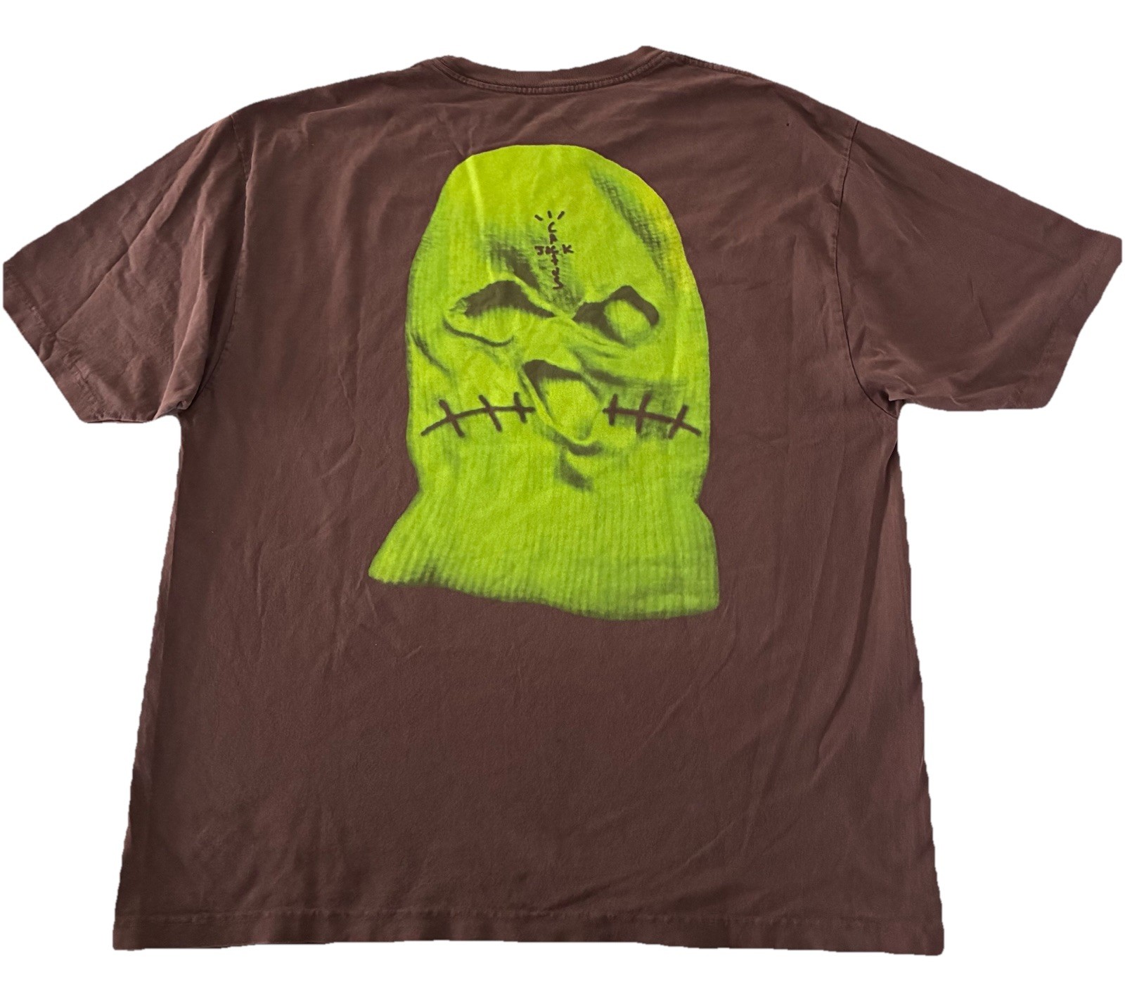 Travis Scott T Shirt XXL Brown JackBoys 2 A2 Tee NEW *hole gallery