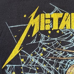 METALLICA Spider Web Licensed Metal T-Shirt 2024. SMALL Pushead Preowned