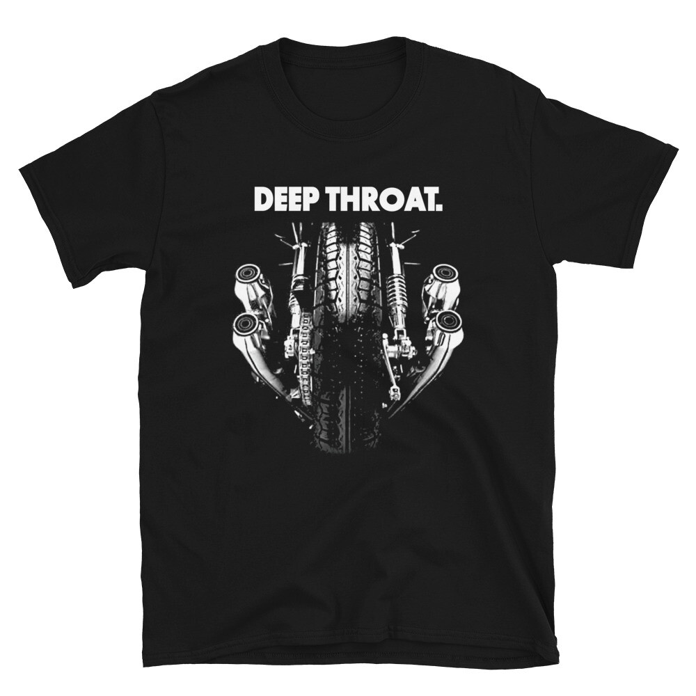 CB750 CB550 CB500 CB400 CB350 "Deep Throat" ad Short-Sleeve Unisex T-Shirt gallery