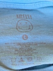 Nirvana “Nevermind” Colorful Sketch Smiley Graphic Tee