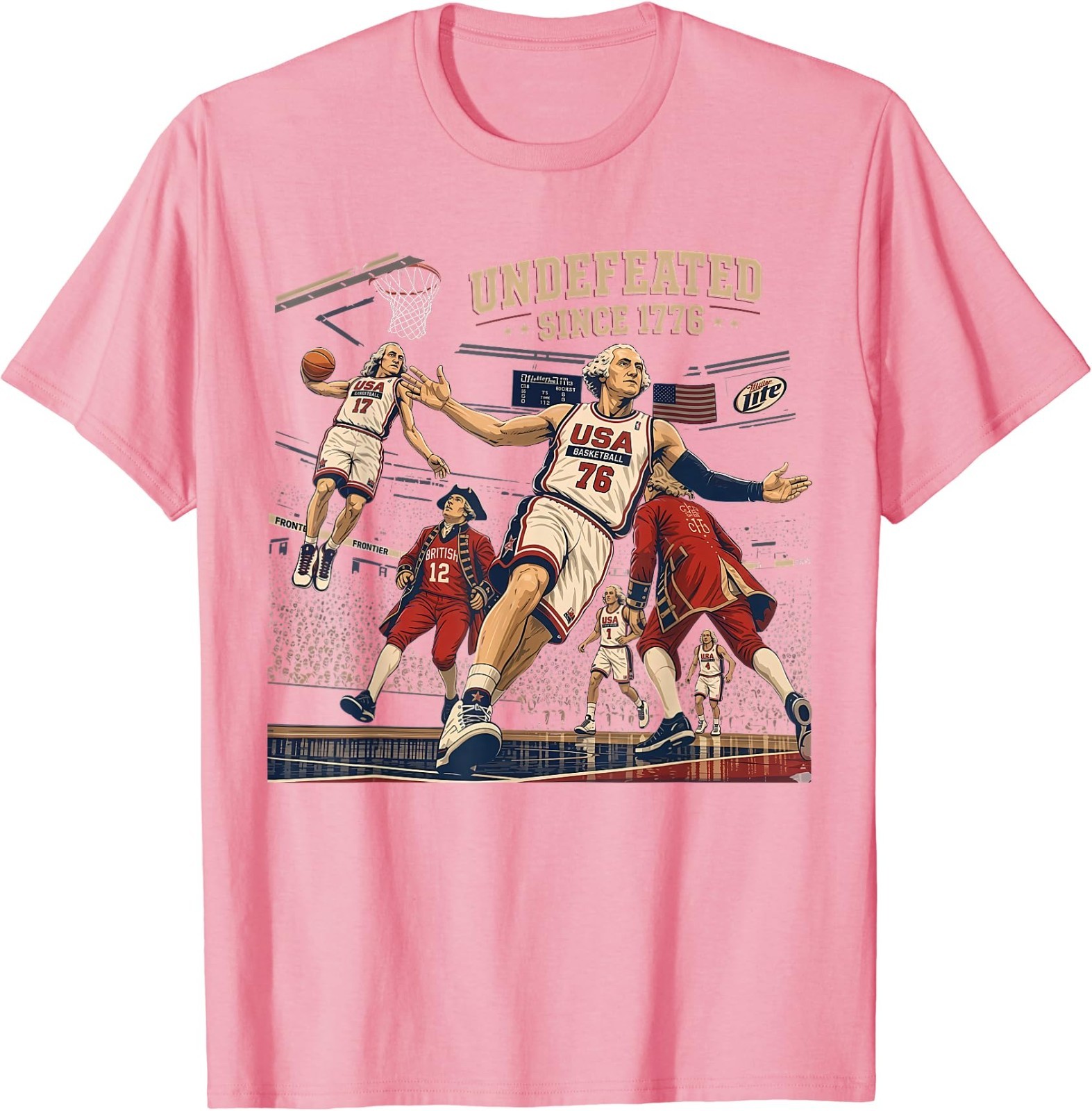 Undefeated Since 1776 America 4th of July Independence Day T-Shirt gallery