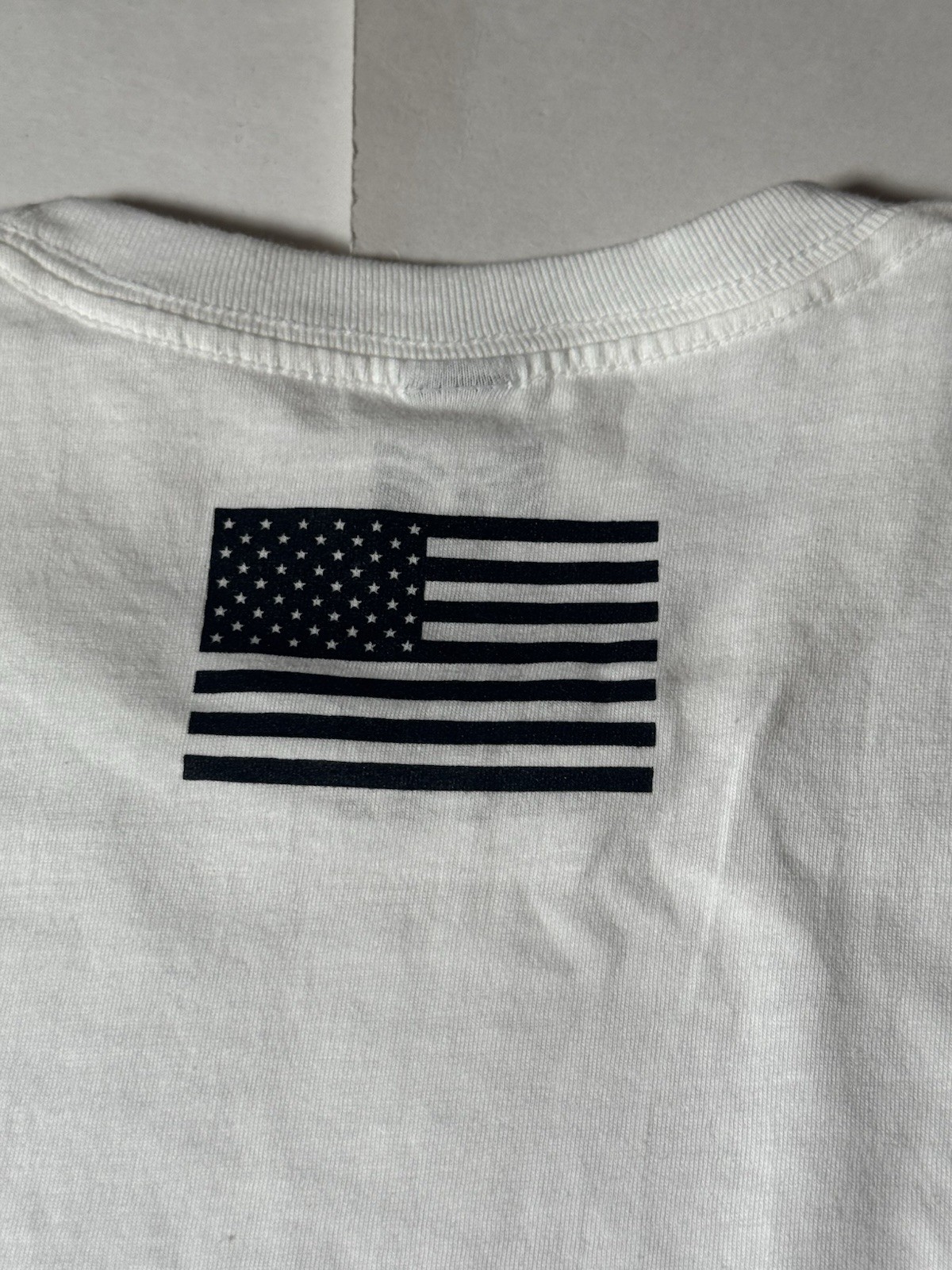 NWT Defect Last Photo U.S. Air Force Rapid Dominance T Shirt White Blue Men Sz S gallery