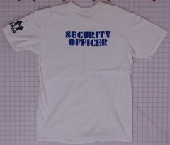 Rolling Stones Carter-Finley Security Officer 9/16/89 Large T-Shirt