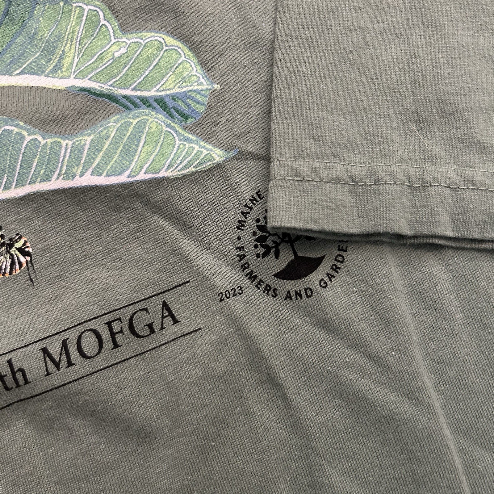 Common Ground Country Fair 2023 Floral Butterfly Long Sleeve Tee Shirt Small gallery