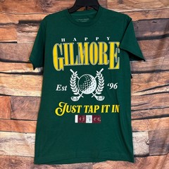 Happy Gilmore Men’s Green S (34/36) Golf Movie Graphic T-Shirt Cotton Tap It In