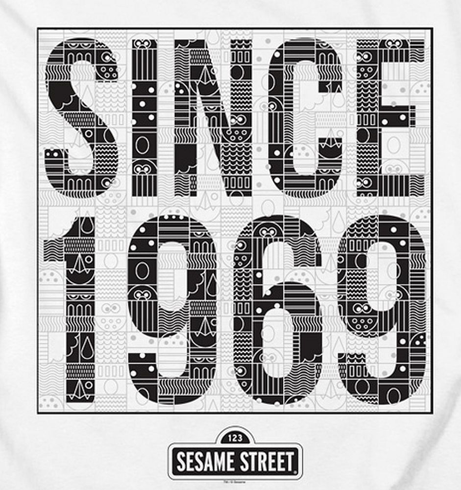 Sesame Street "Since 1969 Pattern" T-Shirt - to 5X gallery