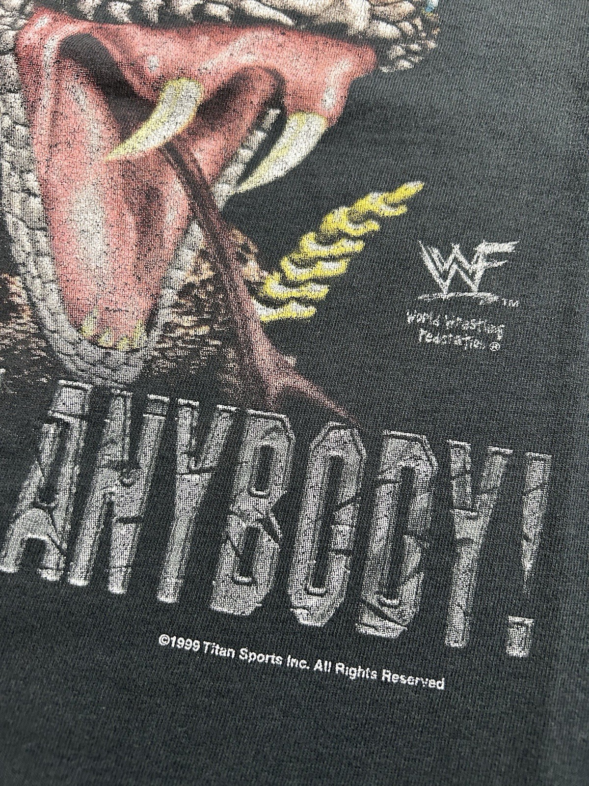 Vintage WWF Stone Cold Steve Austin The Texas Rattlesnake 1999 T-Shirt Size 3XL gallery
