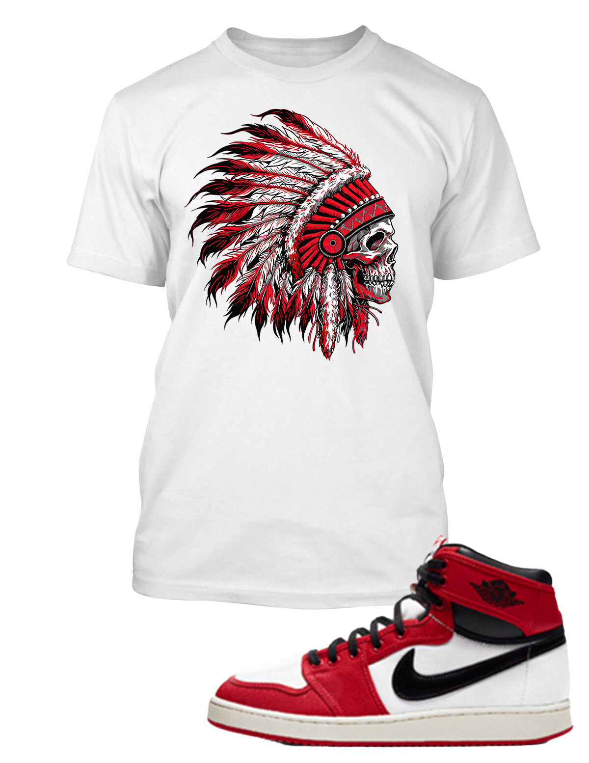 Retro Sneaker Chieftain Tee Shirt Graphic Street wear Big and Tall Small gallery