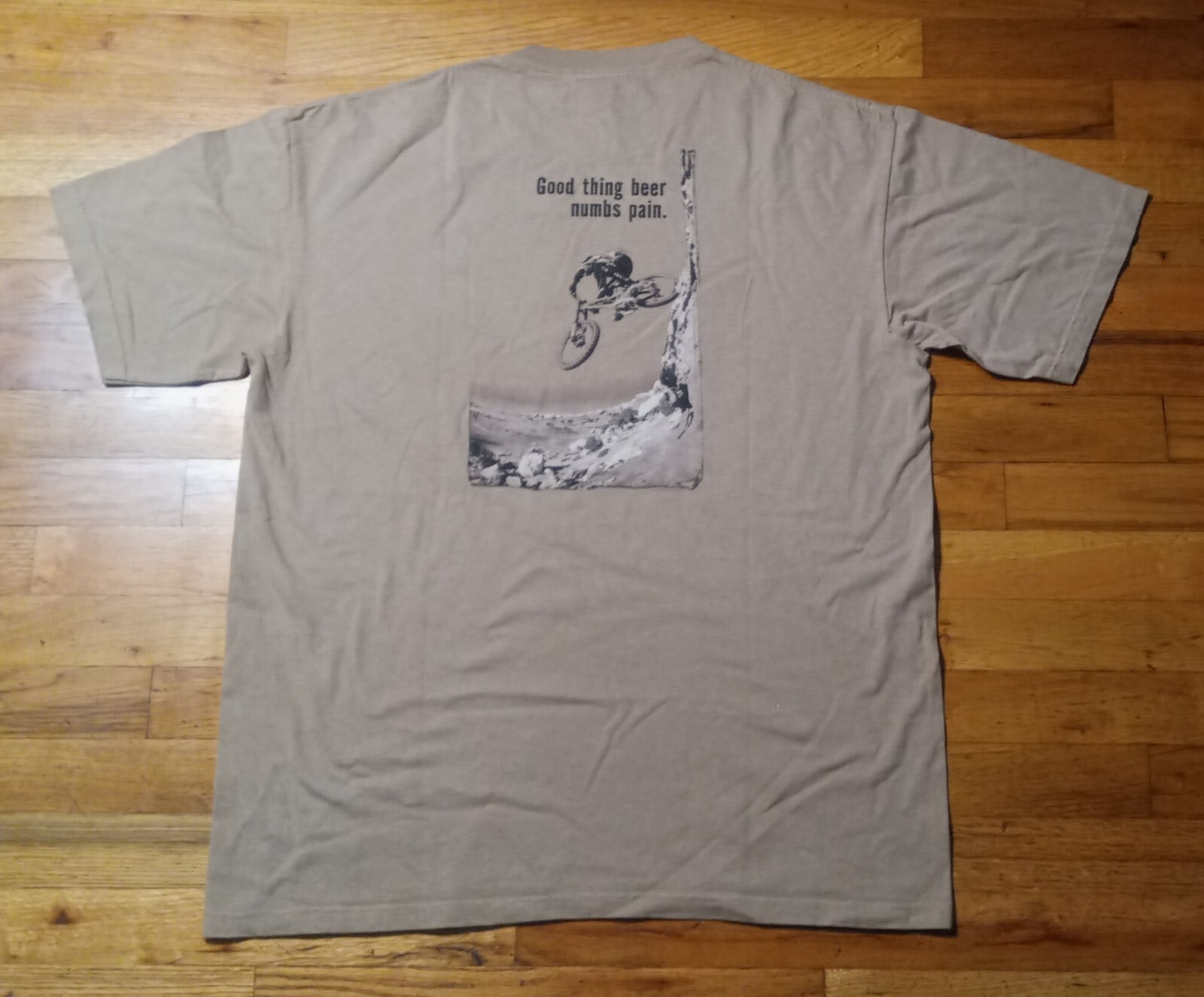 vintage Wheel Sports Bike t shirt Beer Numbs Pain mountain tag bike motorcycle gallery