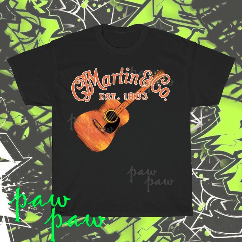 Brand New Martin & Co Guitar Logo American T-Shirt Funny Size S to 5XL