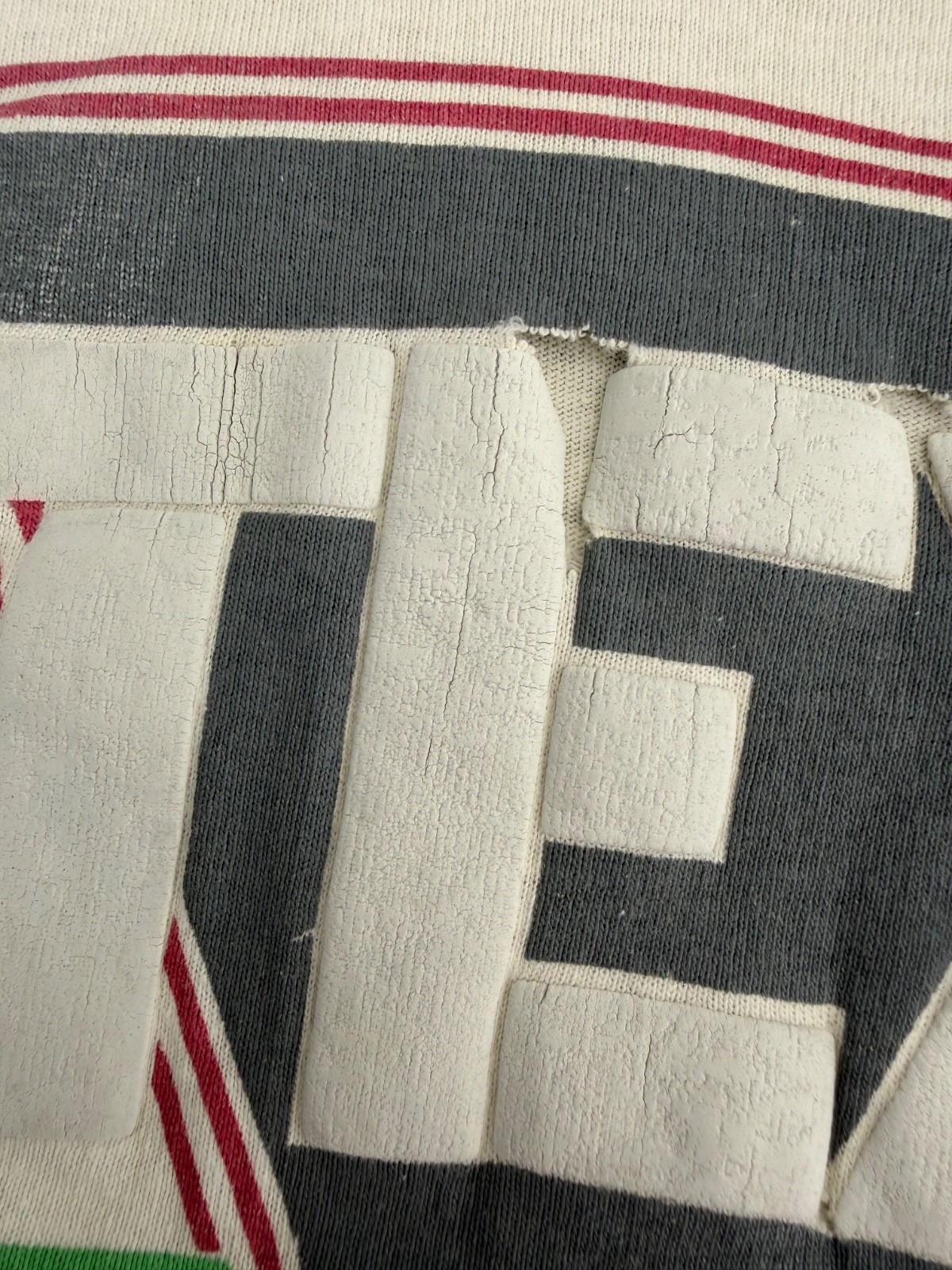 Vintage 80s Dallas Texas Distressed Men's Large White Stedman T-shirt Tee gallery