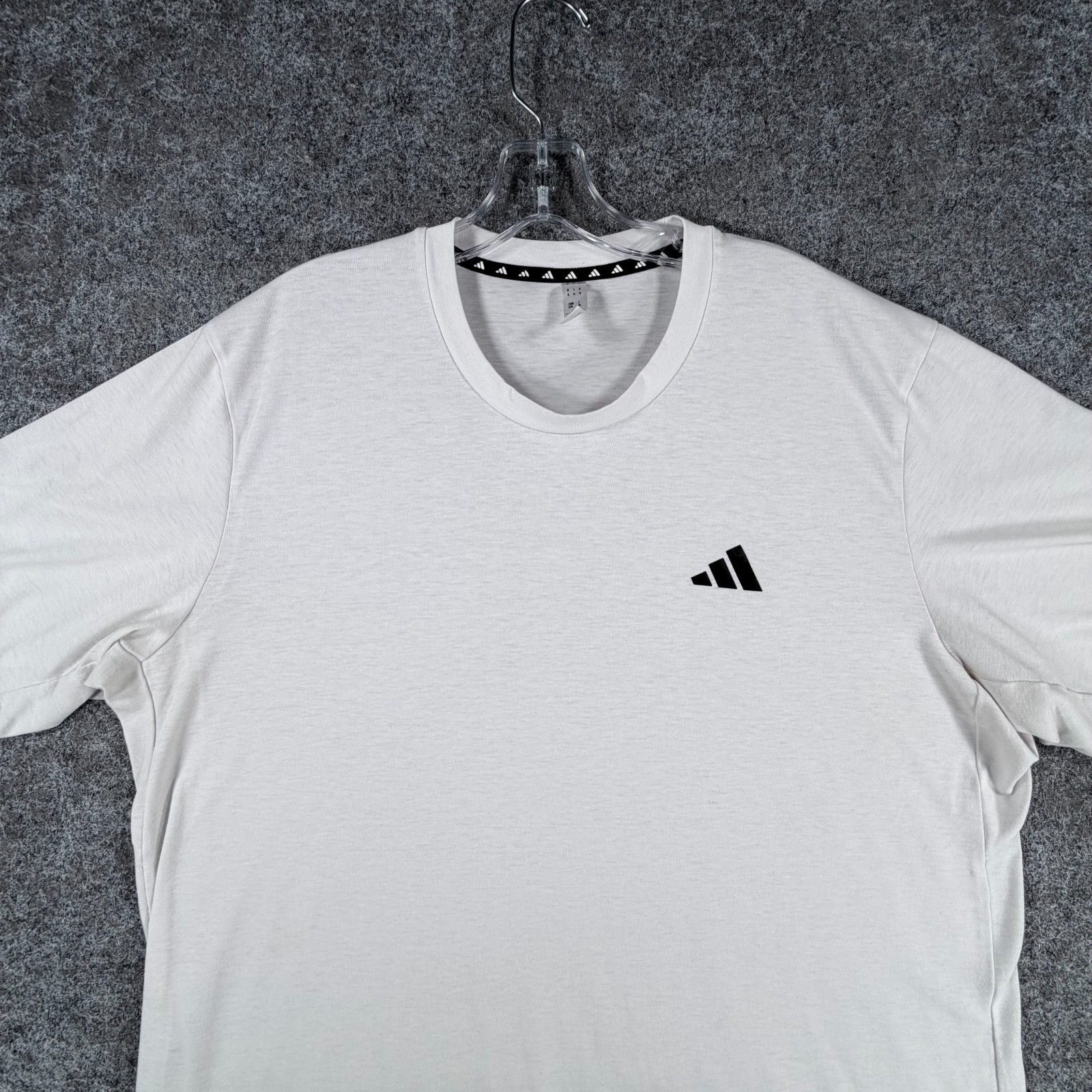 Adidas Train Essentials Prime T-Shirt Mens XL White Moisture Wicking Aeroready gallery