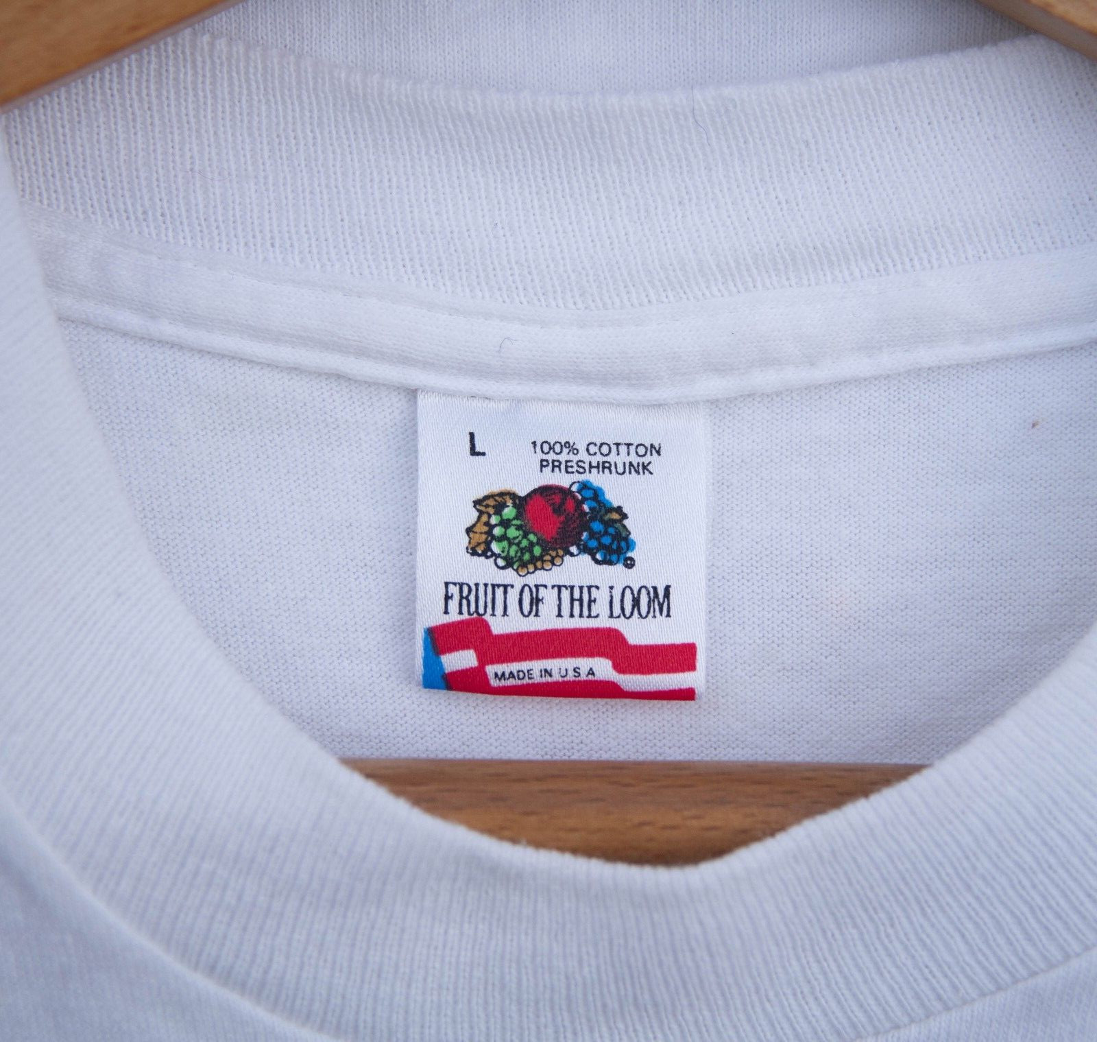 Vtg 1989 WWF Madagascar T-Shirt L Lemur Double Sided Single Stitch USA Made Rare gallery