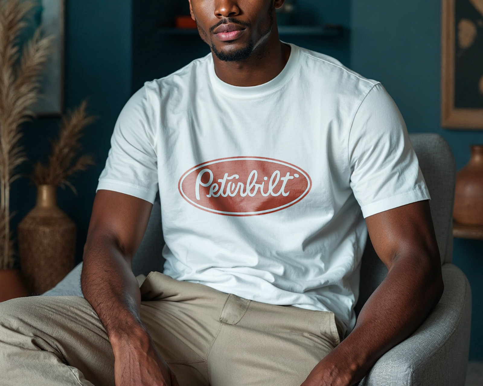 Peterbilt Logo T-Shirt – Classic Truck Brand Graphic Tee A319 gallery