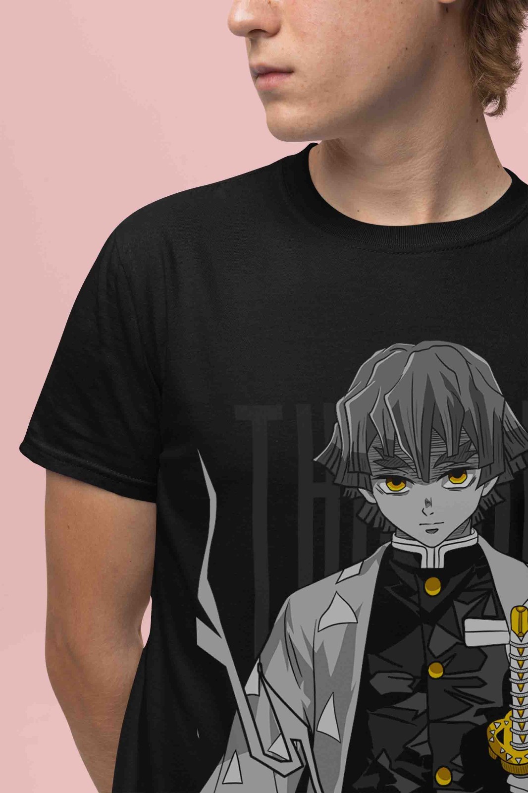 Demon Slayer Shirt Zenitsu Tshirt Tanjiro T-Shirt Muzan Doma Tee Inosuke Nezuko gallery