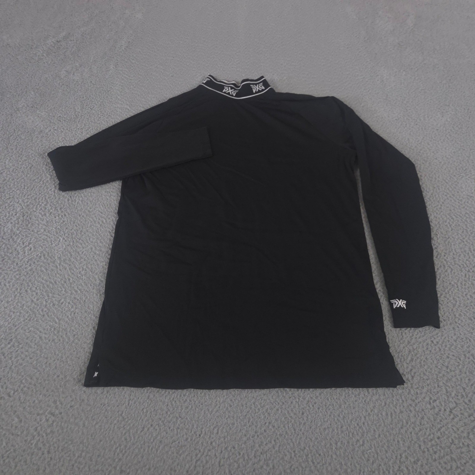 PXG Shirt Mens Medium Logo Mock Neck Polyamide Elastane Golf Top Long Sleeve gallery