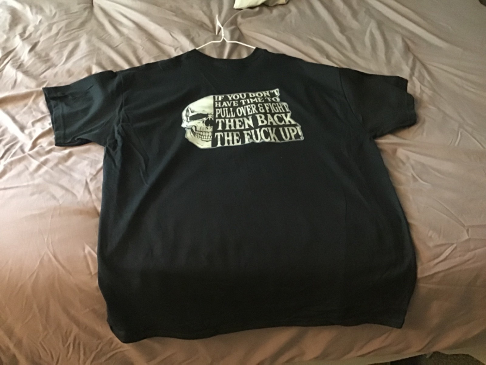 HarleyDavidson enthusiast T-shirt to back up if you don’t have time to fight gallery