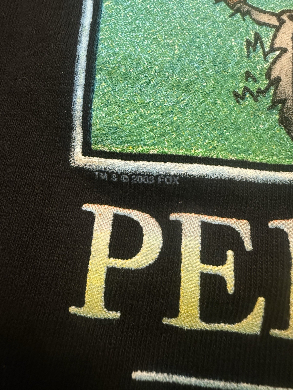 2003 Vintage The Simpsons Homer Simpson Perseverance Tee XL Black gallery