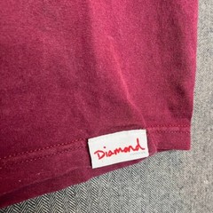 Diamond Tshirt Men’s Large Red Maroon Skate Y2k Retro Outdoor Casual