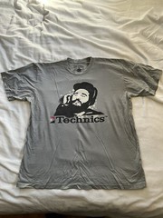 Technics Men’s T-Shirt XL 2000s Vintage Music DJ Theme